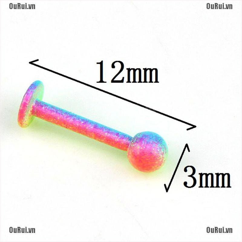 Bộ 10 Khuyên Xỏ Cơ Thể Bằng Thép Không Gỉ Cá Tính