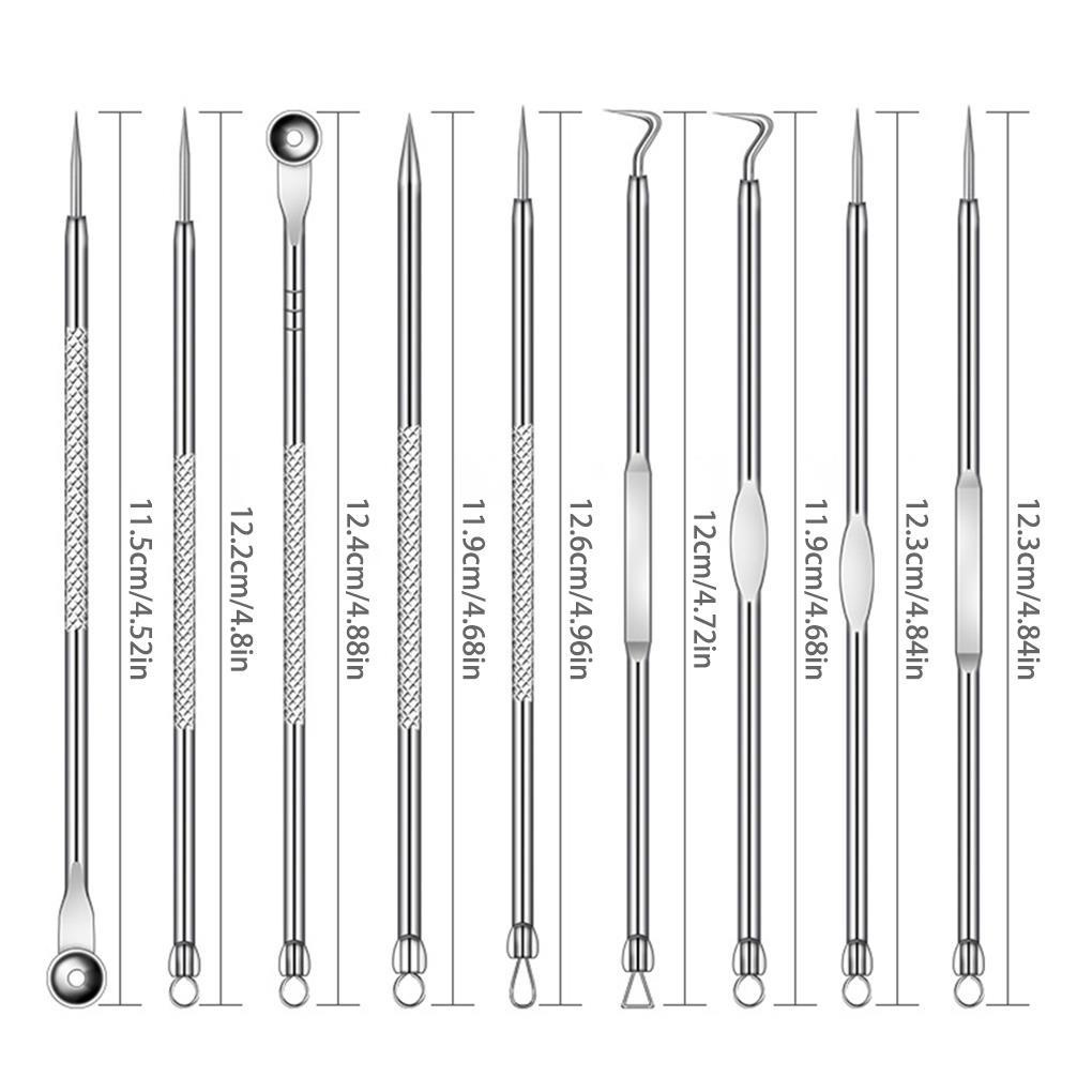 Bộ 9 Dụng Cụ Nặn Mụn Đầu Đen
