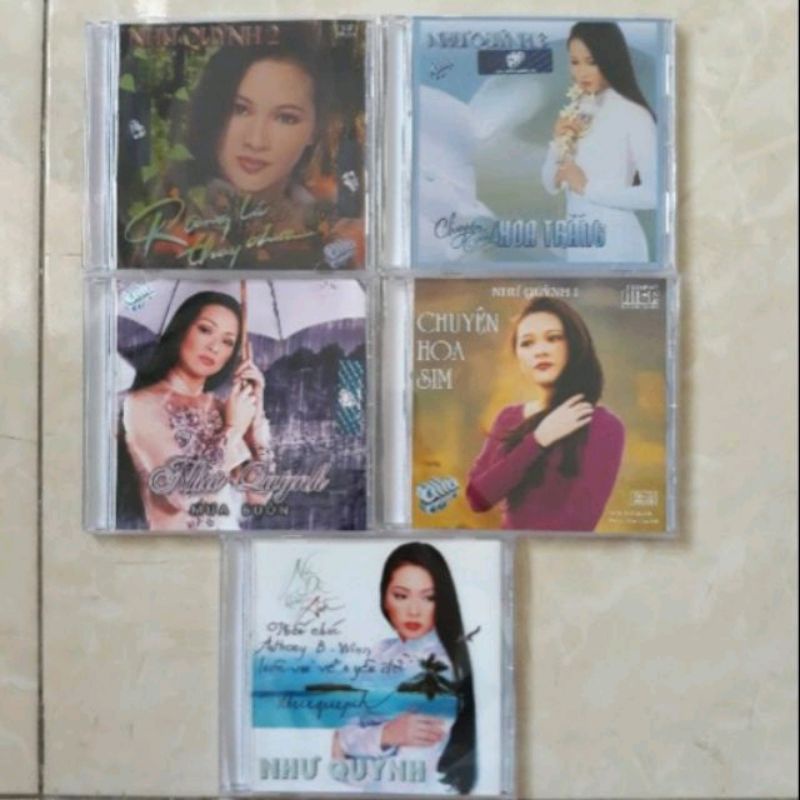 Bộ 5 cd Như Quỳnh phono