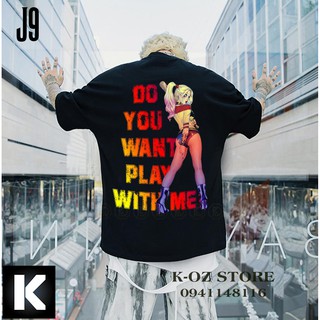Áo thun J9 JOKER OVERSIZE UNISEX (2 Màu ĐEN-TRẮNG)