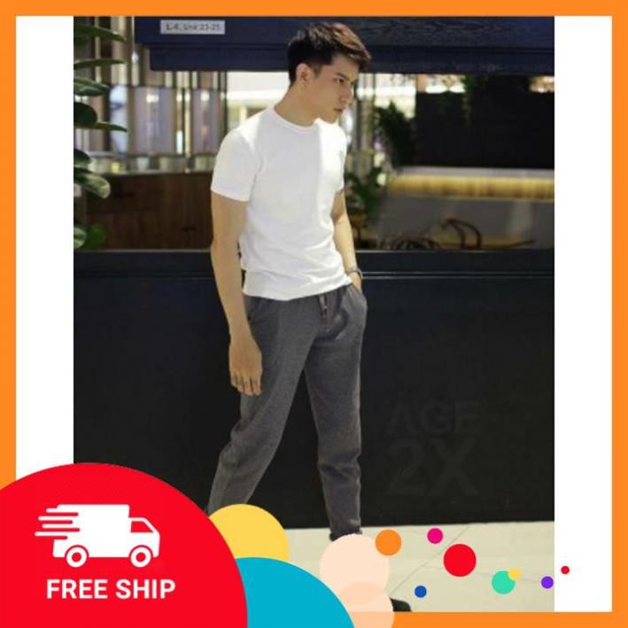 Quần jogger hè CHẤT NỈ BÔNG BO GẤU  - đông bigsize nam nữ / các kiểu quần dài nam nữ