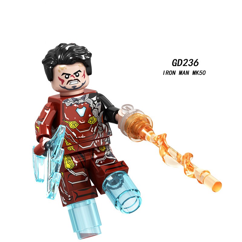 Tượng Nhân Vật Người Sắt Tony Stark Cho Đồ Chơi Mô Hình Lắp Ráp