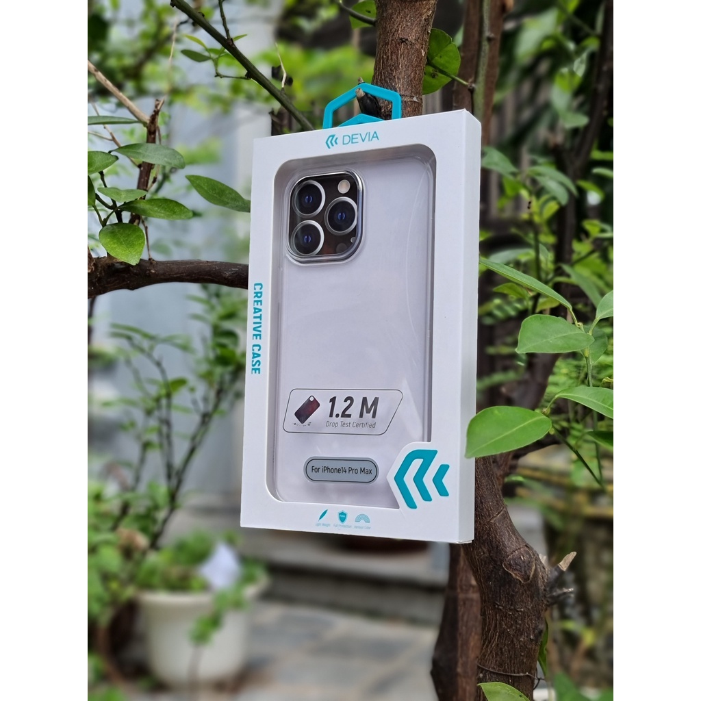 Ốp Devia trong suốt chống sốc 4 góc iphone 14 pro max , 14 pro , 14 max , 14