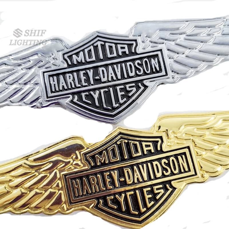 1 Miếng Dán Trang Trí Bằng Kim Loại Cho Xe Harley Davidson