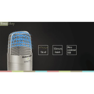 Micro thu âm chuyên nghiệp Samson C01u pro