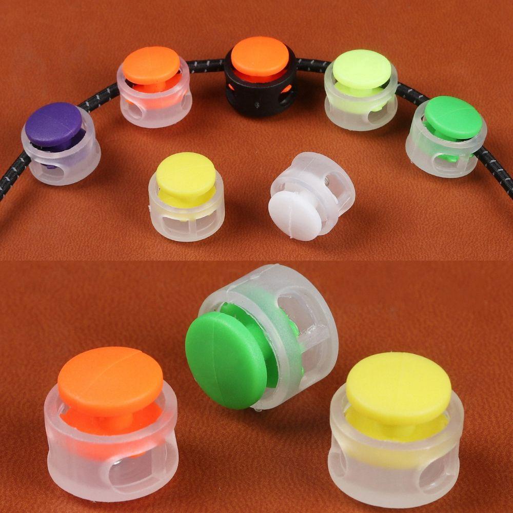 Set 10 Kẹp Nhựa Hai Lỗ Nhiều Màu Sắc Dùng Trong Thể Thao