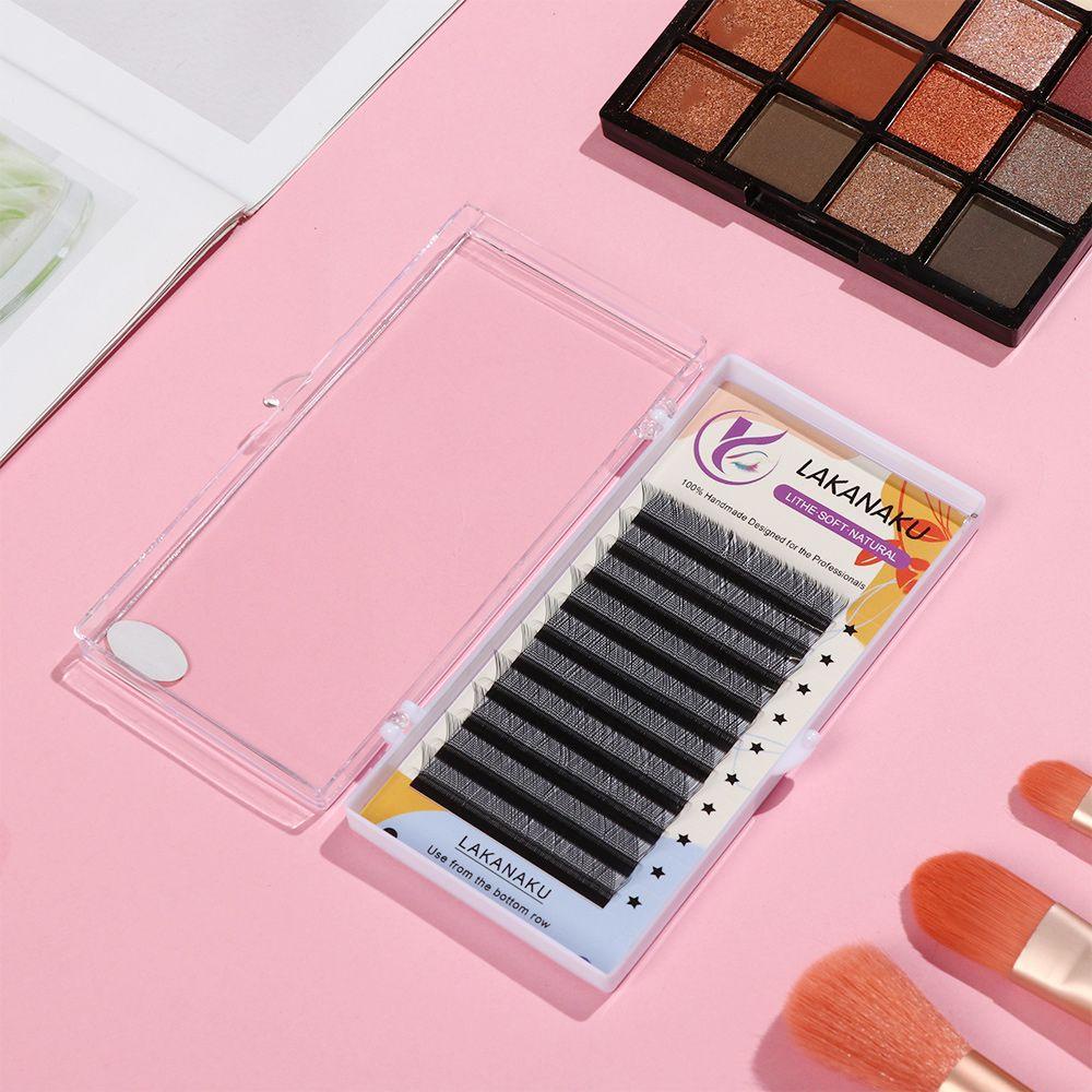 HS Hộp Lông Mi Giả 10 Hàng Tự Làm Mềm Mại Và Dài Tự Nhiên