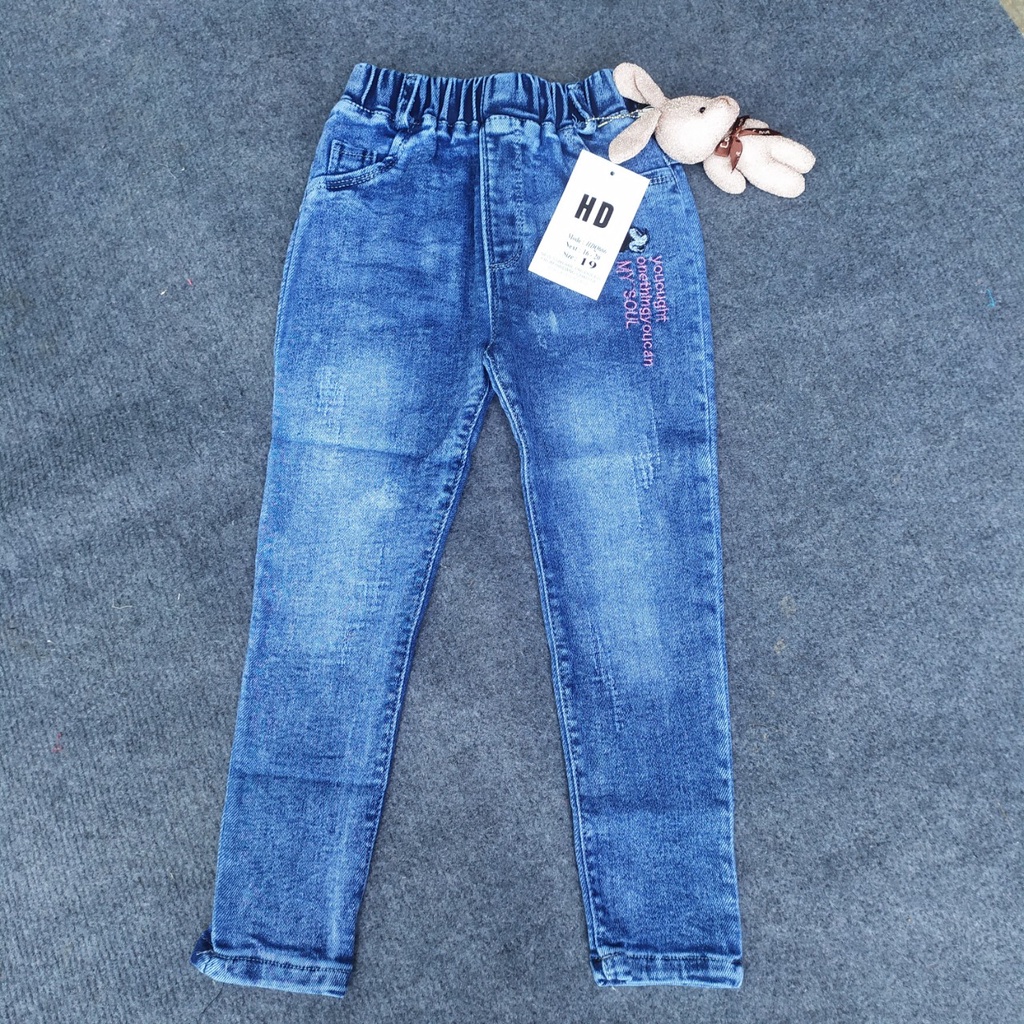 Quần jeans dài siêu xinh bé gái 10-25kg