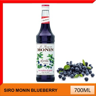 Siro Monin Hương Việt Quất (Blueberry) Chai 700ml Date 2022