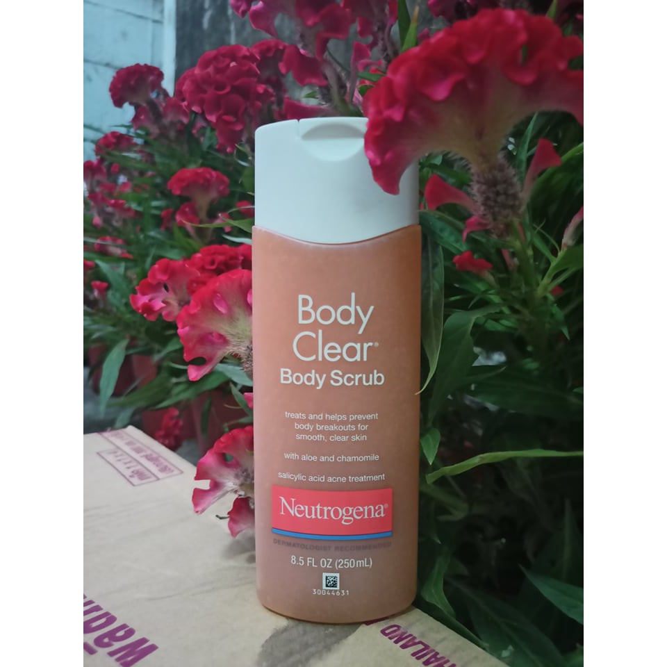 Sữa Tắm Mụn Lưng Neutrogena Body Clear Scrub (250ml)