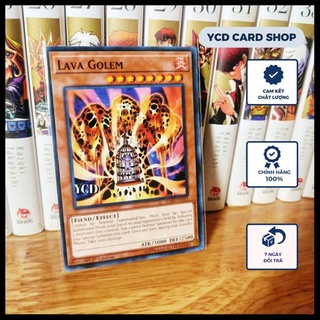Thẻ bài yugioh chính hãng Lava Golem - Common