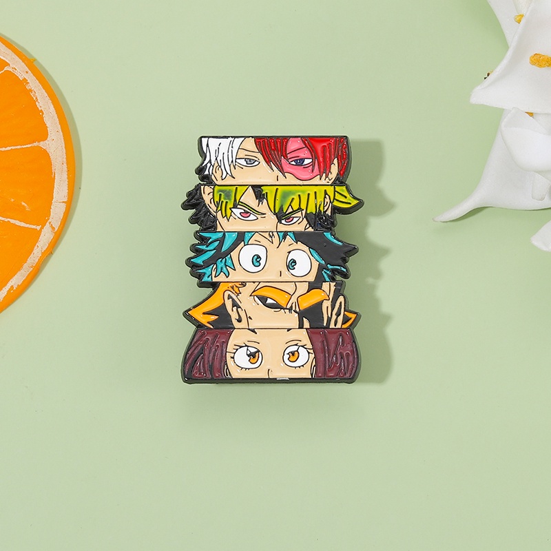 Ghim cài áo QIHE JEWELRY thiết kế hoạt hình My Hero Academia