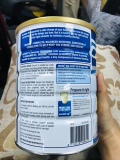 Sữa Ensure Úc Hộp 850g (date mới nhất)
