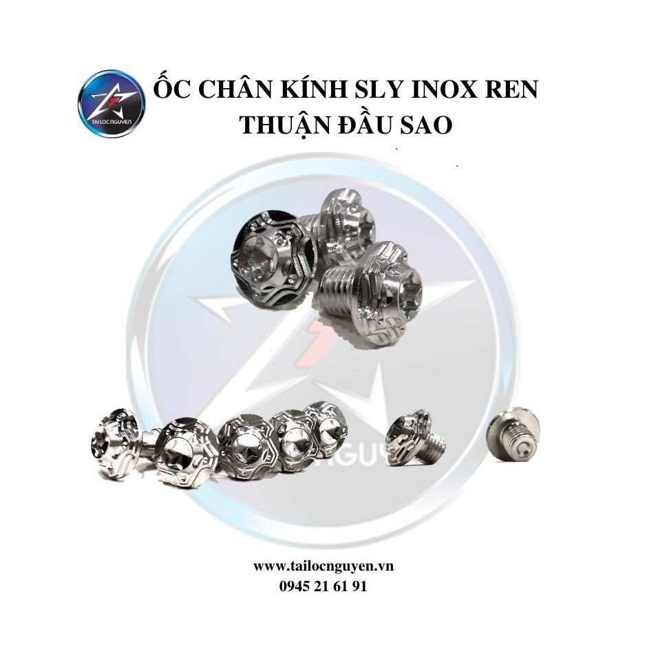 ỐC CHÂN KÍNH INOX SALAYA REN THUẬN