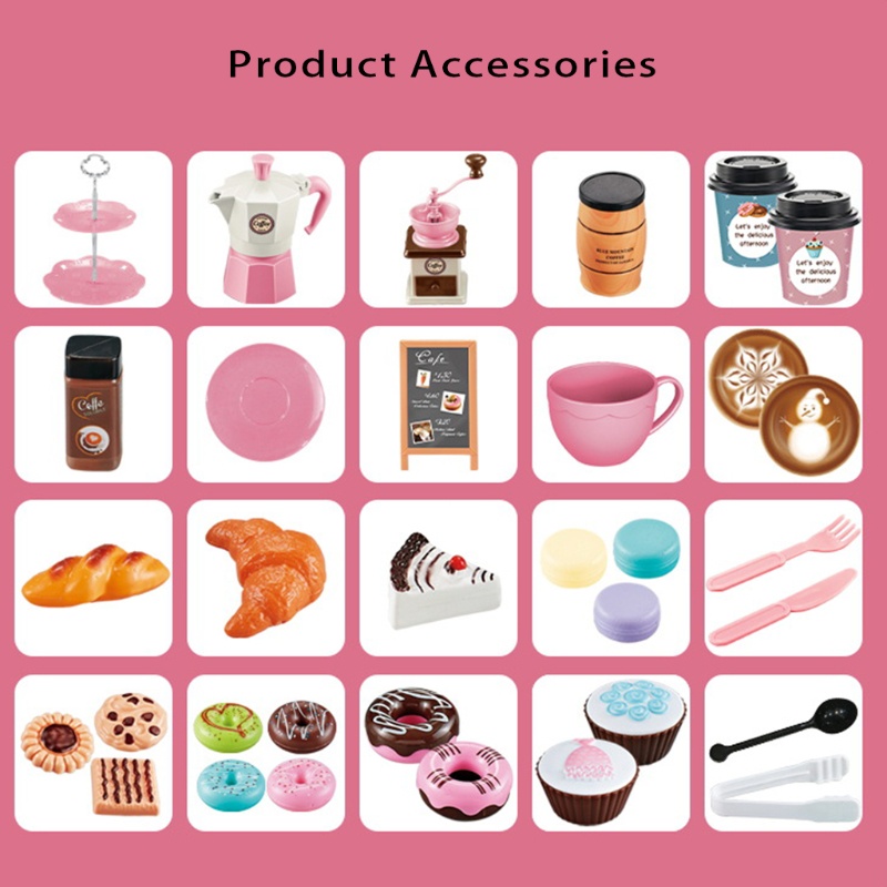 Bộ Đồ Chơi Mô Hình Bánh Donut Moka Cho Bé Gái