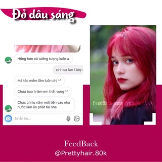 Nhuộm màu đỏ dâu sáng