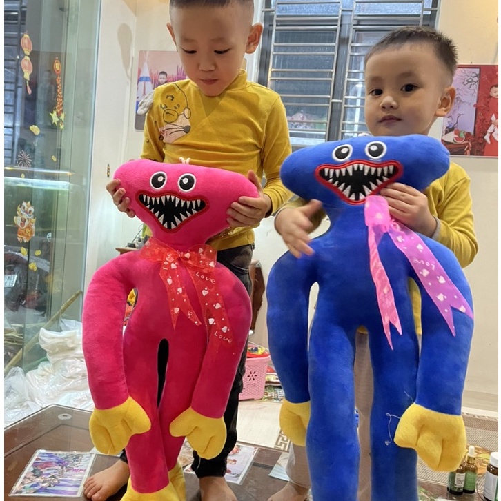 BúP Bê NhồI Bông Huggy Wuggy , Gối Ôm Hoạt Hình Đủ Kích Thước 25Cm,35Cm,50Cm,70Cm