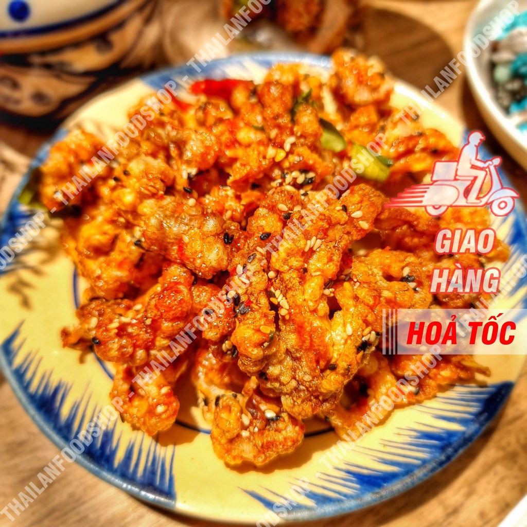 Chân Gà Rút Xương Sấy Giòn Sốt Chanh Dây Túi 1Kg - Ăn Liền