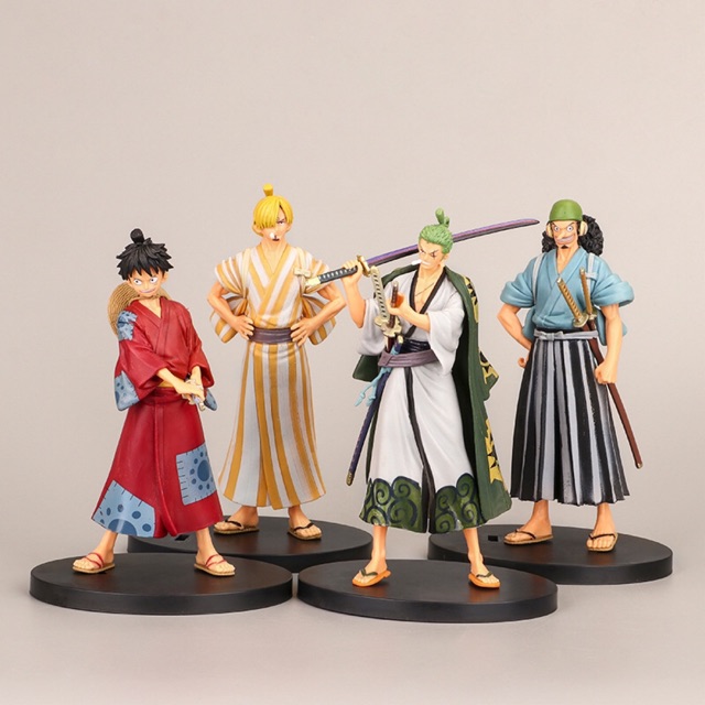 ✨ Ảnh thật ✨ Mô hình nhân vật Luffy - Sanji - Zoro 17cm ✨ One Piece