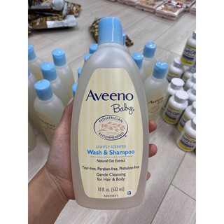 Sữa tắm gội em bé Aveeno Baby 532ml