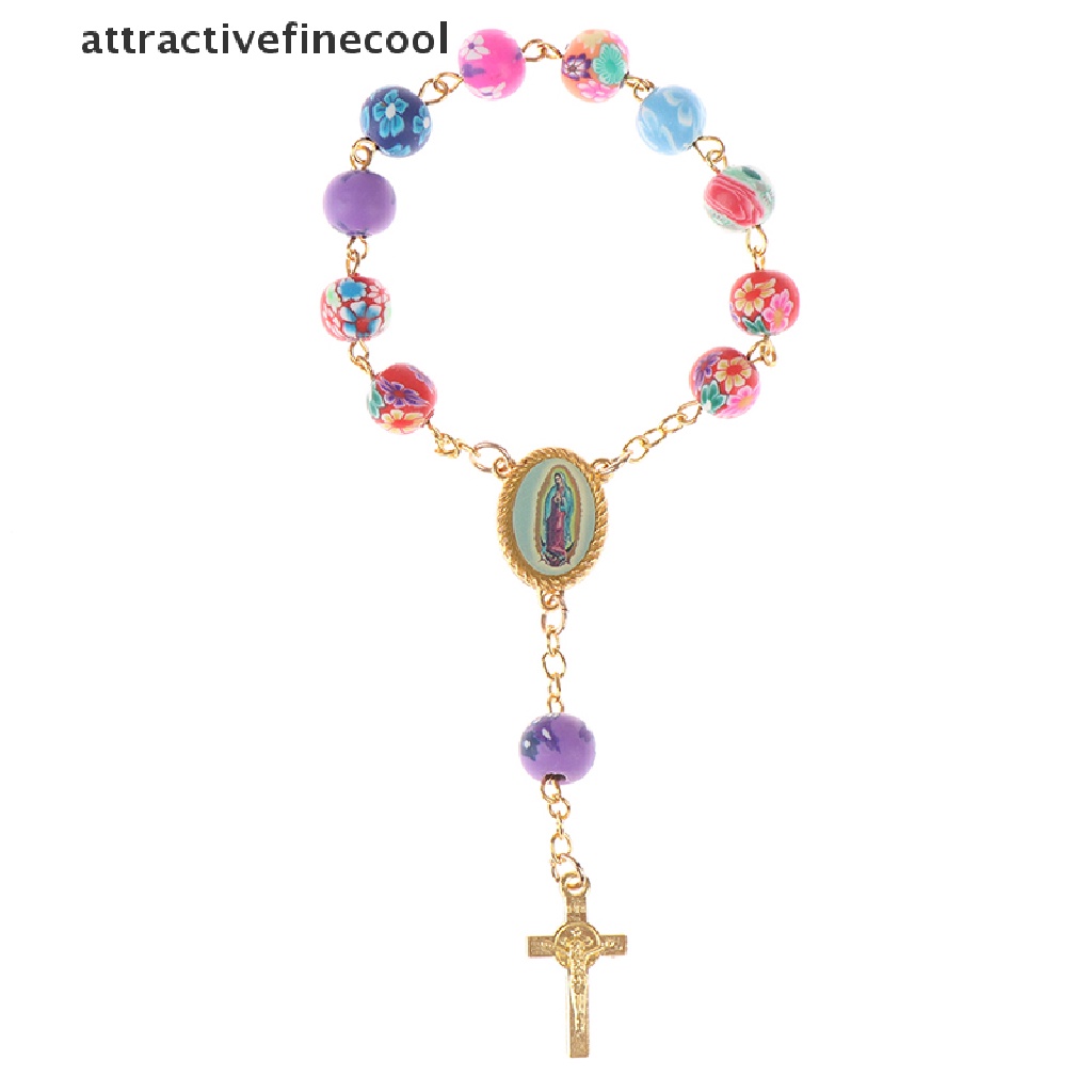 Vòng Đeo Tay Chuỗi Hạt Phong Cách Công Giáo Mary Christian