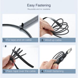 Raxfly Cable Organizer Cable Management For iPhone Samsung USB Cable Wire Winder Clip