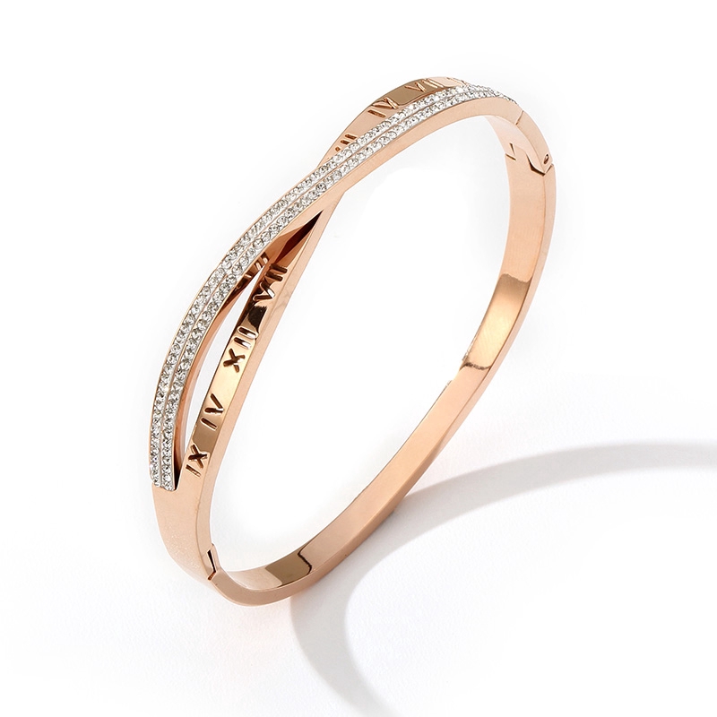 Kiềng tay MAYEBE LAVEND bằng thép titan kiểu Hàn Quốc dễ thương cho nữ