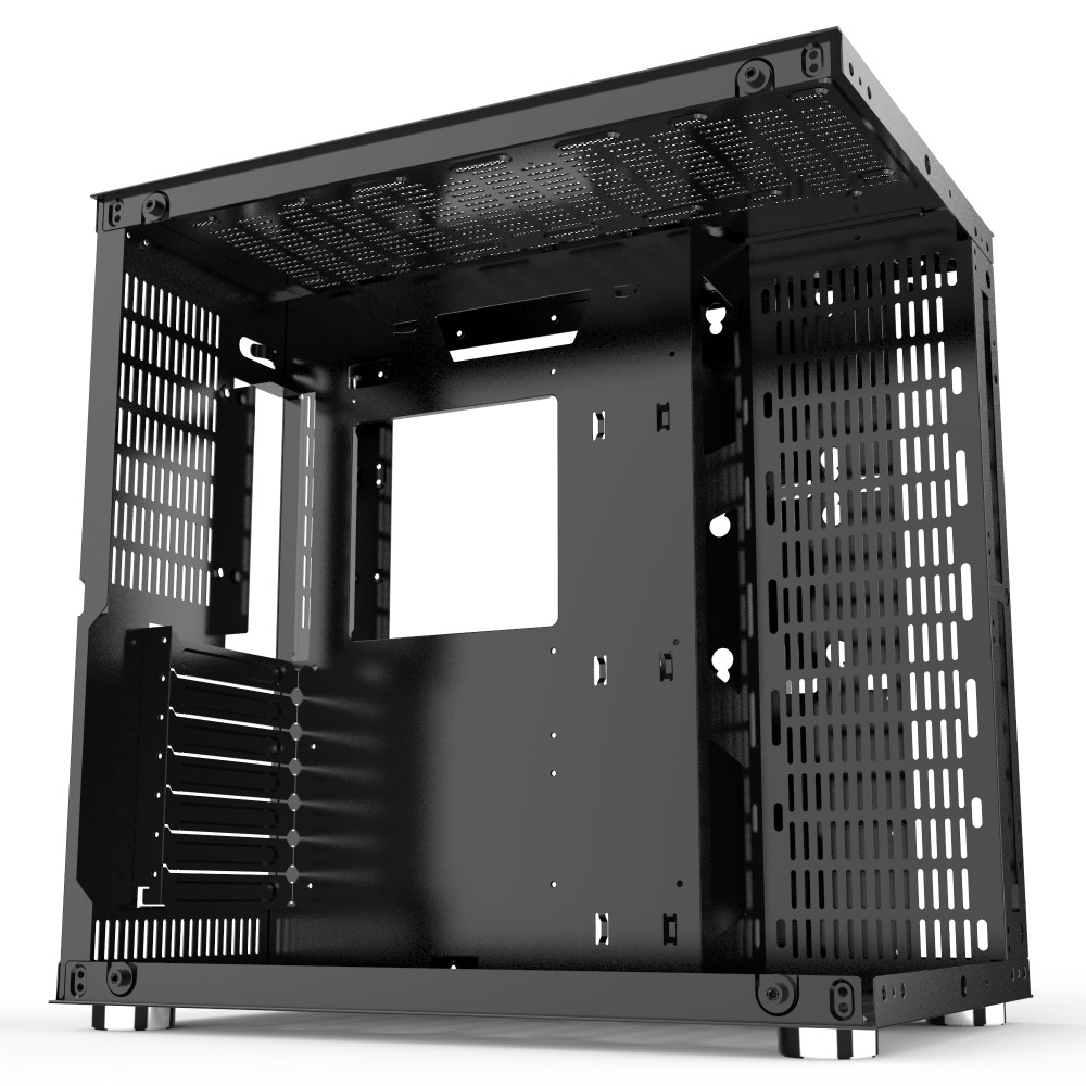 Vỏ case máy tính Xigmatek Aquarius Plus Black | Kính cường lực | Hỗ trợ lắp main ATX, Micro-ATX, ITX