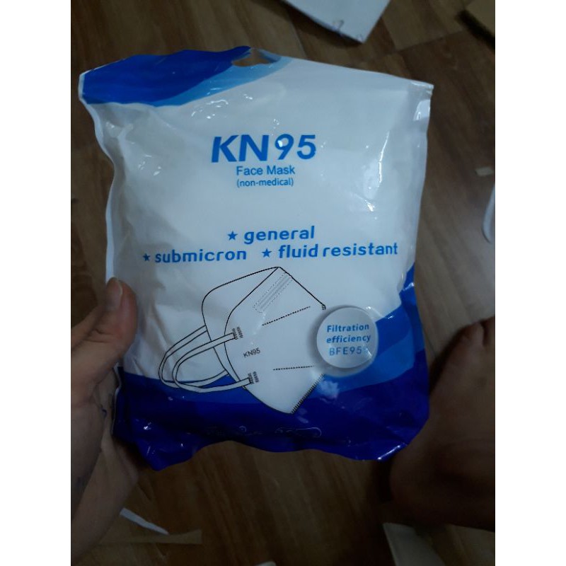 Khẩu trang N95 KN95 không van 5 lớp chống bụi mịn PM 2.5 | BigBuy360 - bigbuy360.vn