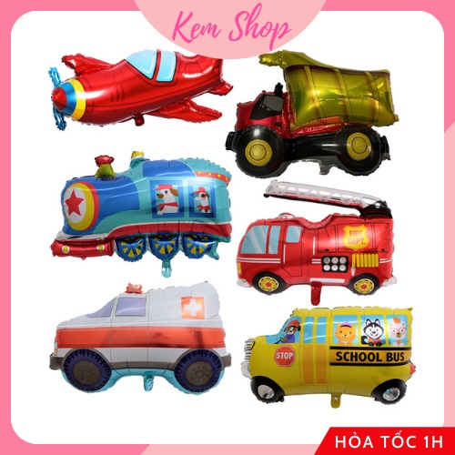 Bóng bay hình máy bay trang trí sinh nhật cho bé - Kem Shop K156