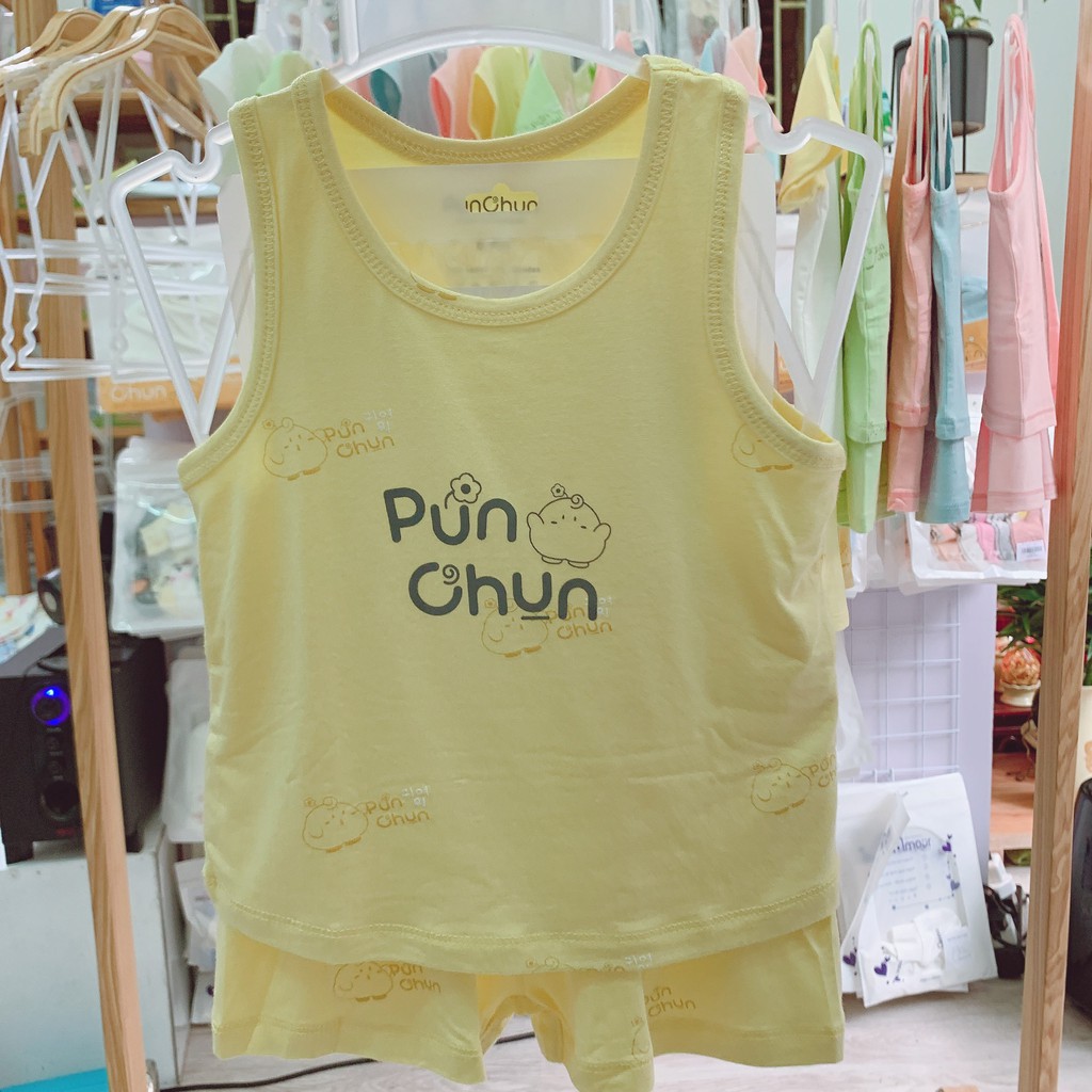 BỘ BA LỖ, SÁT NÁCH PUNCHUN CHO BÉ (6M-5Y) CHẤT COTTON MỀM MÁT, MÀU SẮC ĐẸP