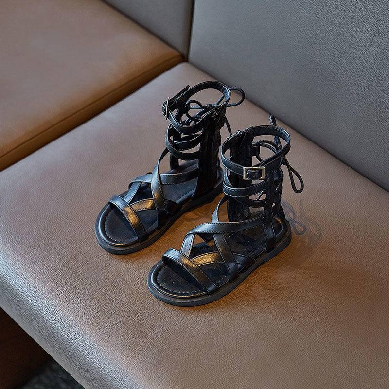 Giày Sandal Công Chúa Hở Ngón Thoải Mái Thời Trang Mùa Hè Cho Bé Gái 5 Tuổi