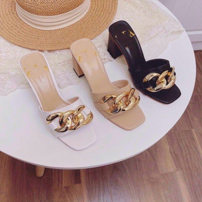 Dép Nữ  5 Phân Chất Da Mềm Đế Cao Su Bền Êm Size 35 - 39