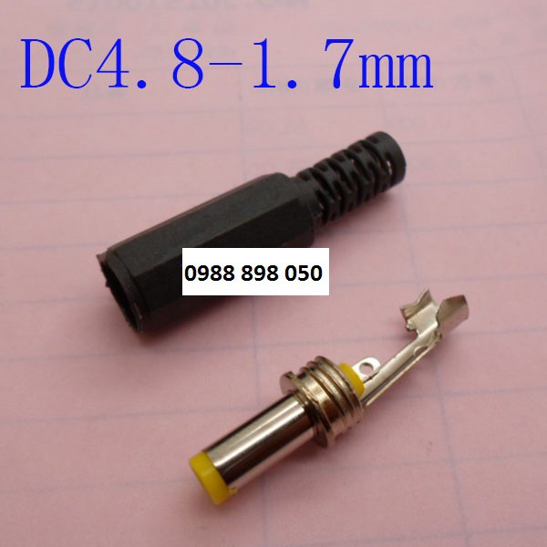 Đầu cắm nguồn DC 5.5-2.1 / 2.5 / 4.0-1.7 / 4.81.7 / 3.5 / 6.3mm Đầu nối DC