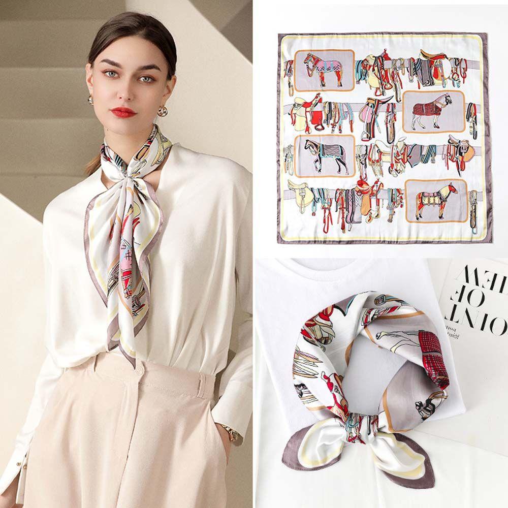 Khăn Quàng Cổ Lụa 15H Thiết Kế Trang Nhã Cho Nữ
