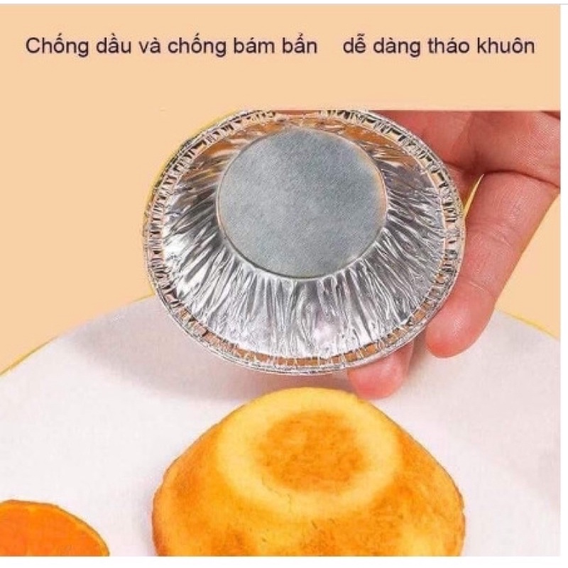 Set 200 khay bạc nướng, bát, cốc bạc, khay nhôm nướng tiện lợi