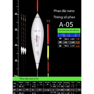 Phao Câu Đài Nano , phụ kiện câu cá