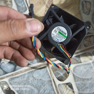 Quạt Sunon vuông 8cm 12v 0.5A 1A đến 3A tháo máy chủ chạy em gió mạnh