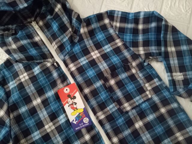 Áo nắng kẻ bé trai k số chất đẹp