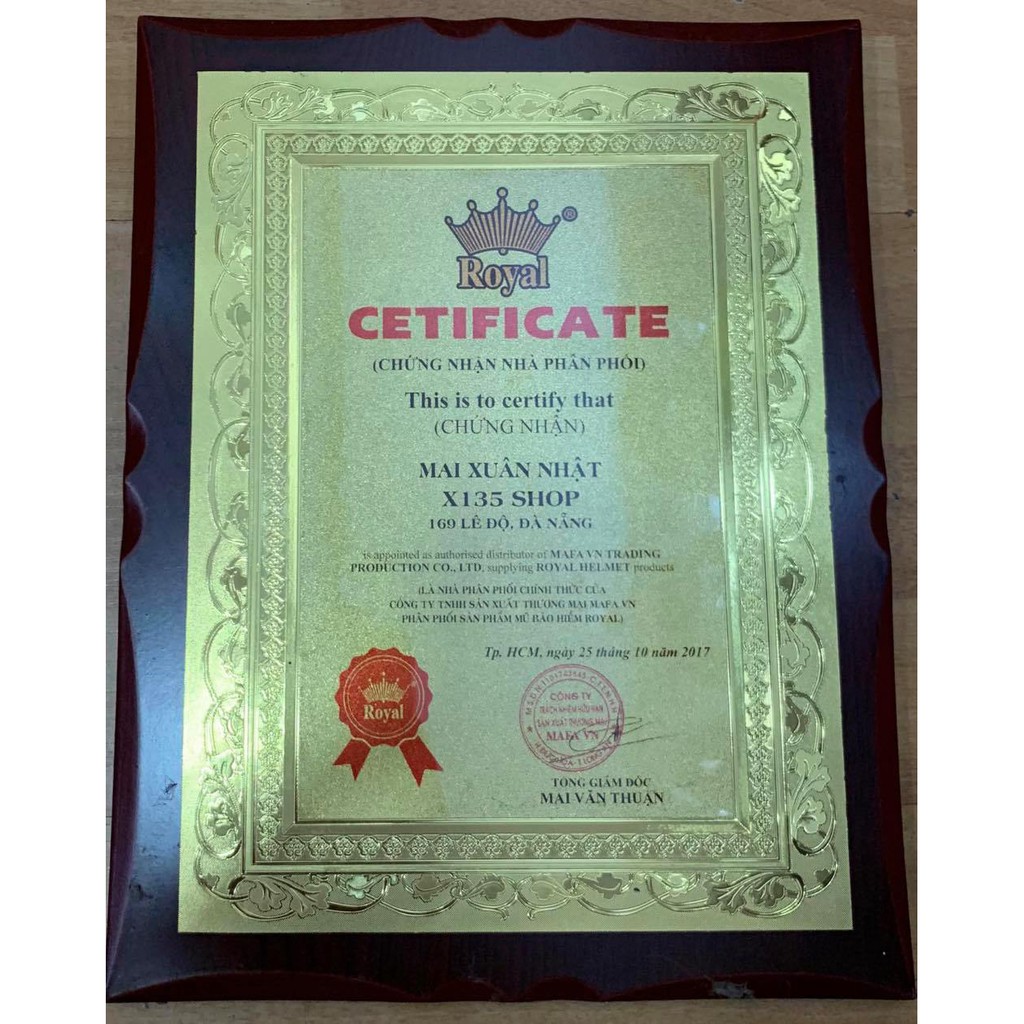 Mũ bảo hiểm fullface Royal M138B-X135SHOP
