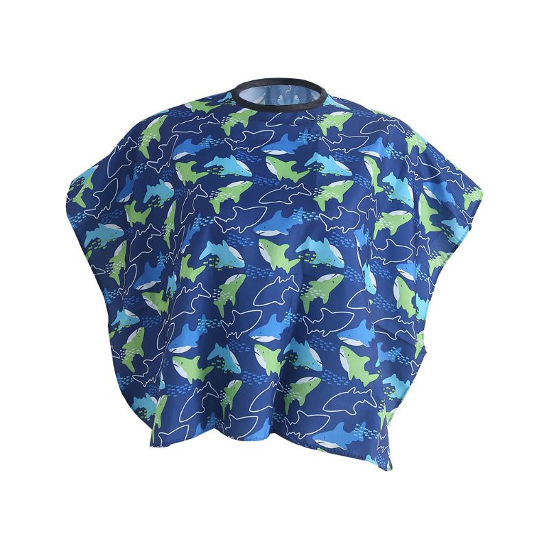 Áo Choàng Cắt Tóc Chống Thấm Nước Tiện Dụng Cho Bé