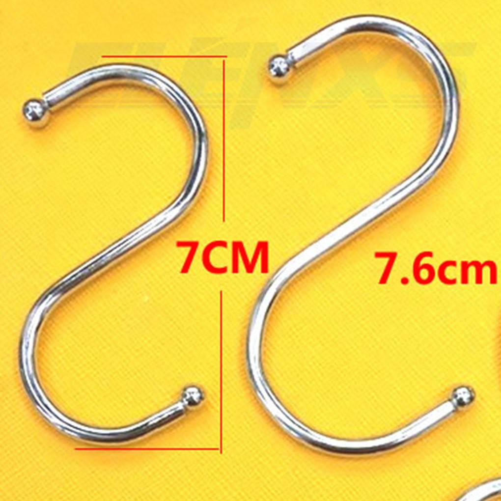 Set 5 Móc Chữ S Treo Đồ Đa Năng Tiện Dụng Cho Nhà Bếp