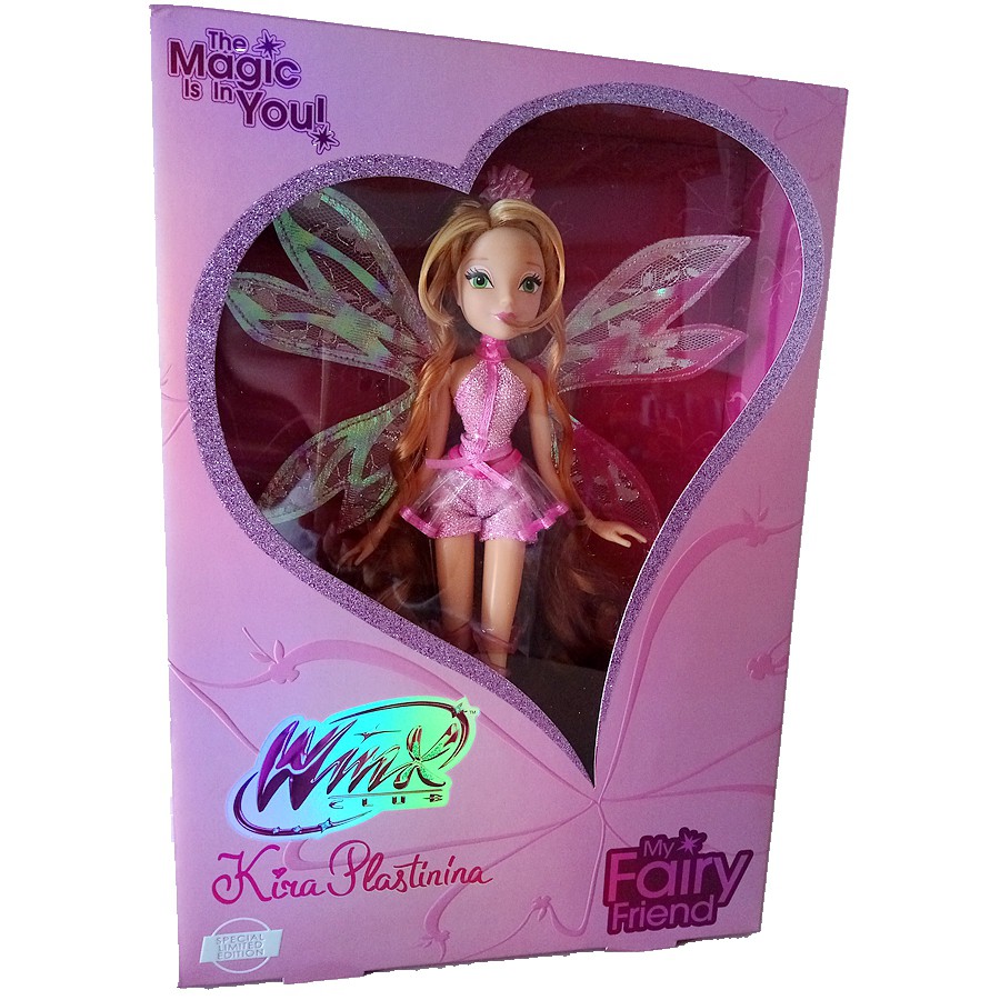 Mô hình búp bê winx club kira plastinina dễ thương