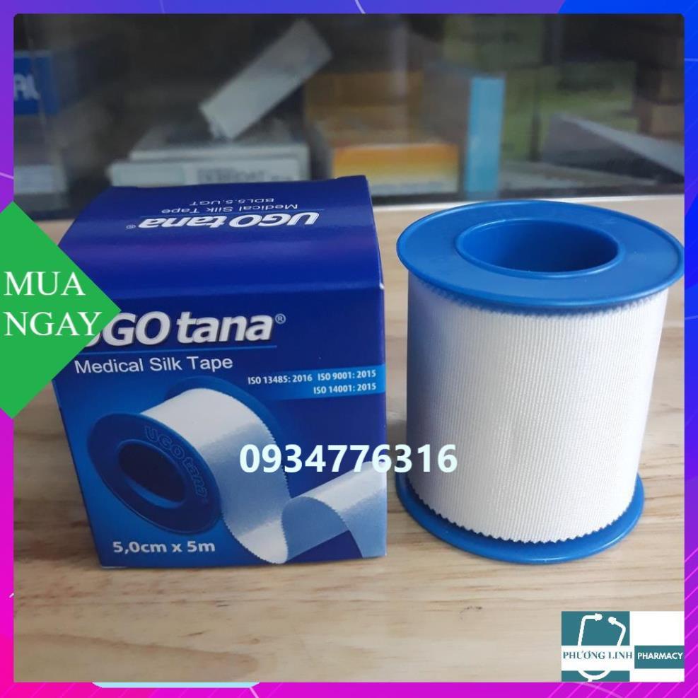 Băng dính cuộn vải lụa y tế zilgo 1.5cmx5m - độ dính cao, băng keo mềm sơ cứu vết thương