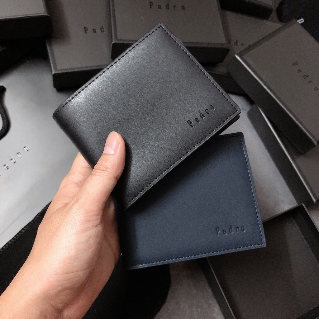 Ví nam ngắn da thật hàng xuất dư V200 | BigBuy360 - bigbuy360.vn