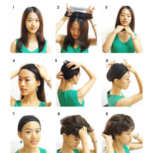 Lưới nilon dùng đội tóc giả tiện dụng