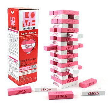 Rút gỗ Jenga tình yêu