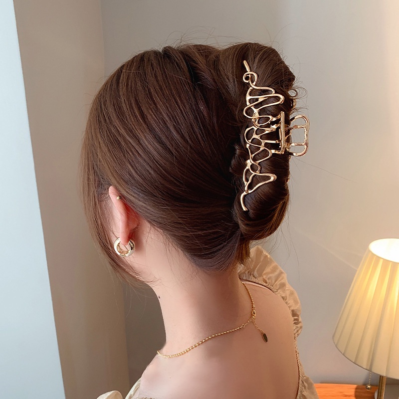 IF ME Kẹp tóc kiểu dáng không cân xứng phong cách Hàn Quốc