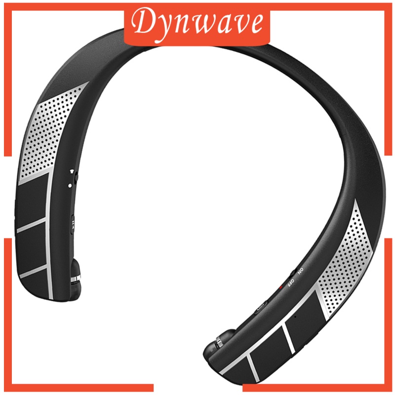 [DYNWAVE] Neckband Wireless Speaker HD Low Latency w/ Retractable Earbuds Portable