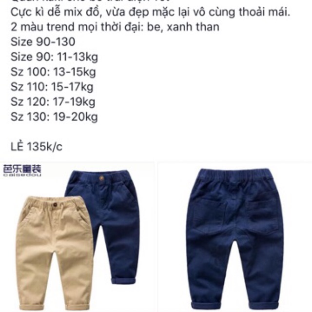 Bộ nỉ cho bé trai